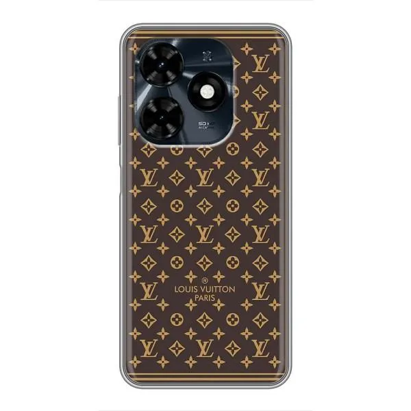 Чохол з принтом «шпалери LV» для TECNO Spark 20c Чохол з принтом «шпалери LV» для TECNO Spark 20c