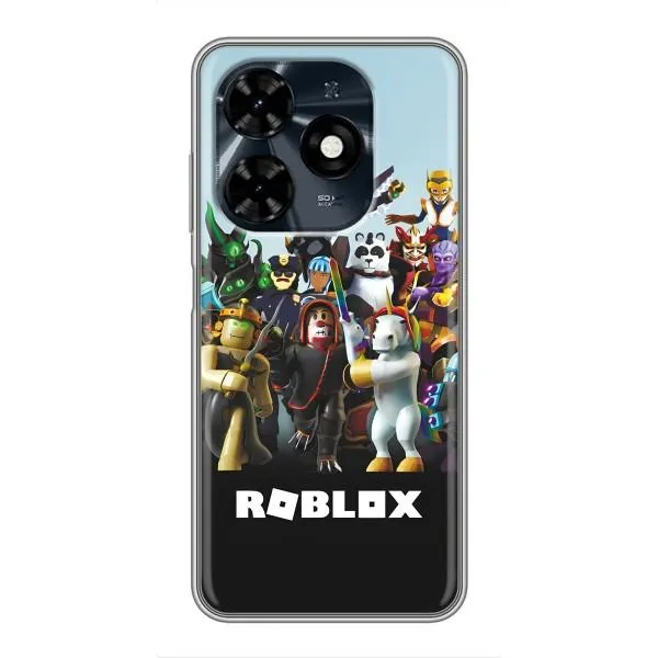 Чехол с принтом «ROBLEX» для TECNO Spark 20c
