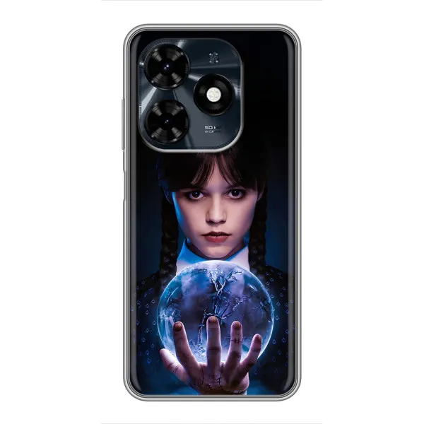 Чехол с принтом «Магическая сфера Уэнздей» для TECNO Spark 20c