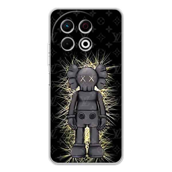 Чехол с принтом «Bearbrick LV» для TECNO Spark 30 Pro
