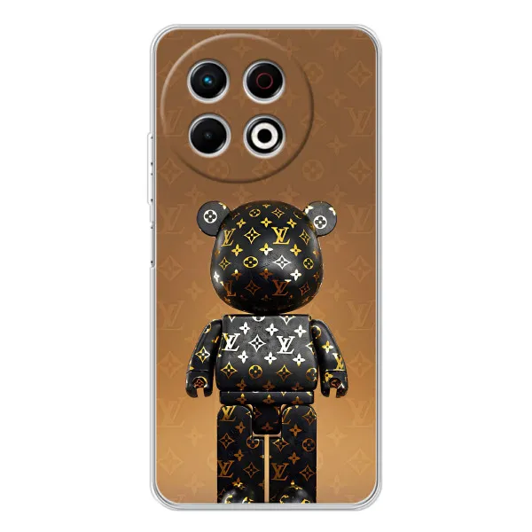 Чехол с принтом «Bearbrick» для TECNO Spark 30 Pro