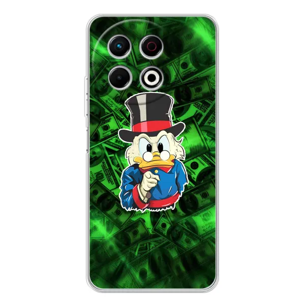 Чехол с принтом «Скрудж МакДак» для TECNO Spark 30 Pro