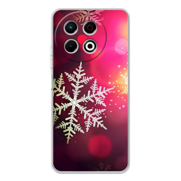 Чехол с принтом «Снежинка» для TECNO Spark 30 Pro