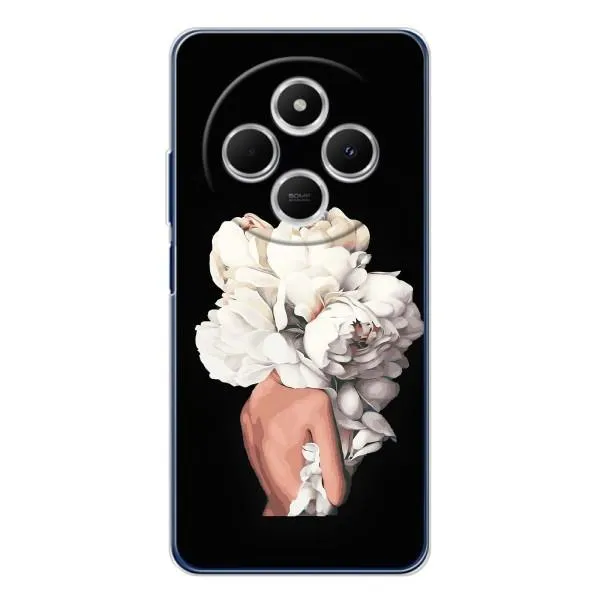 Чехол с принтом «Белые цветы» для TECNO Spark 30 Чехол с принтом «Белые цветы» для TECNO Spark 30