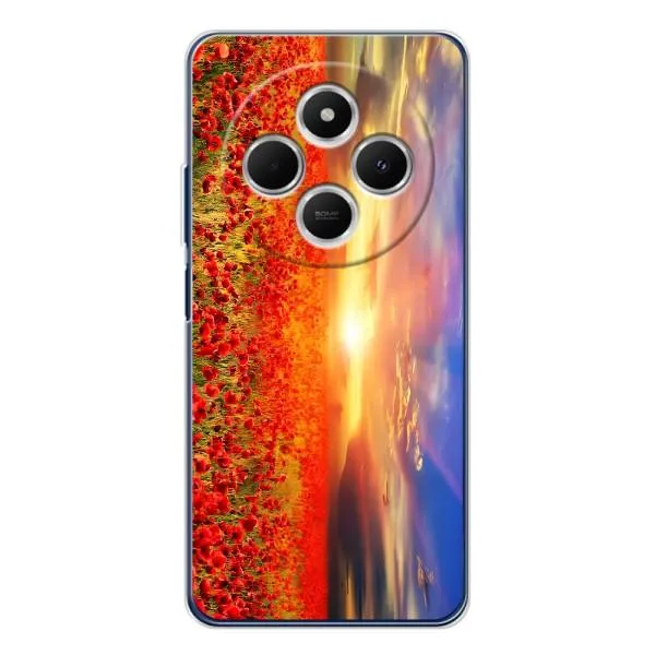 Чехол с принтом «Поле тюльпанов» для TECNO Spark 30