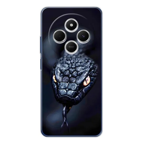 Чехол с принтом «Черная змея» для TECNO Spark 30 Чехол с принтом «Черная змея» для TECNO Spark 30