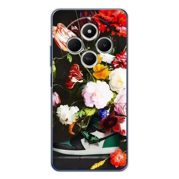 Чехол с принтом «Nike цветы» для TECNO Spark 30C