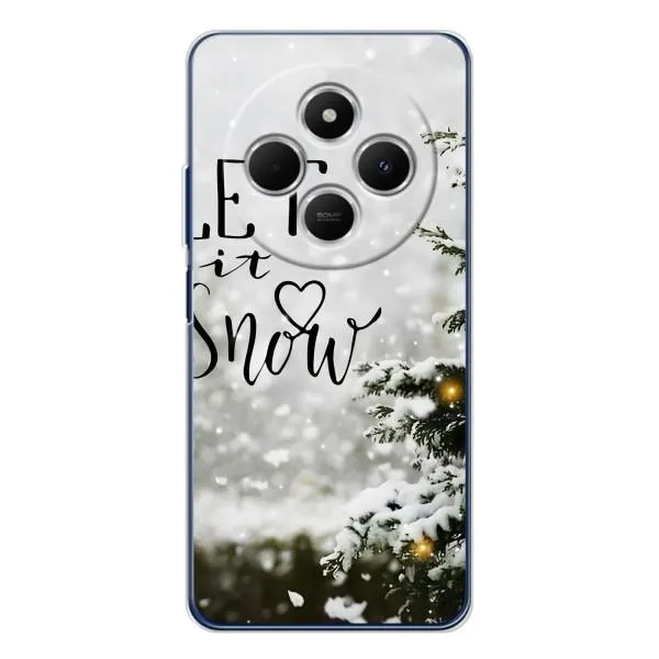 Чехол с принтом «Let it snow» для TECNO Spark 30C