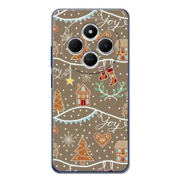 Чехол с принтом «Новогодние пряники» для TECNO Spark 30C