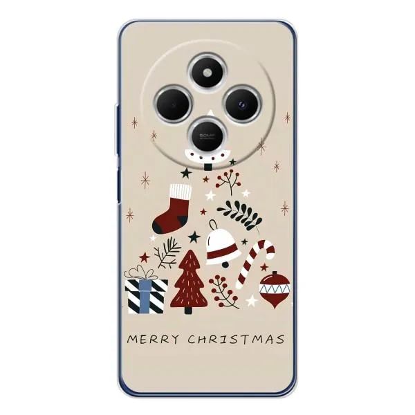 Чехол с принтом «Merry Christmas» для TECNO Spark 30C Чехол с принтом «Merry Christmas» для TECNO Spark 30C
