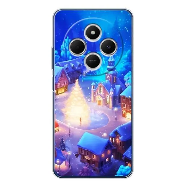 Чехол с принтом «Рождественский город» для TECNO Spark 30C Чехол с принтом «Рождественский город» для TECNO Spark 30C
