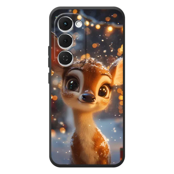 Чехол с принтом «Олененок среди гирлянд» для TECNO Spark 40 Pro Plus