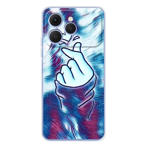 Чехол с принтом «Радужное сердце» для TECNO Spark 40