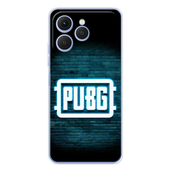 Чехол с принтом «Лого PUBG» для TECNO Spark 40