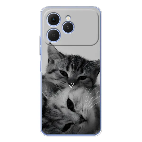 Чехол с принтом «Пара котов» для TECNO Spark 40 Чехол с принтом «Пара котов» для TECNO Spark 40