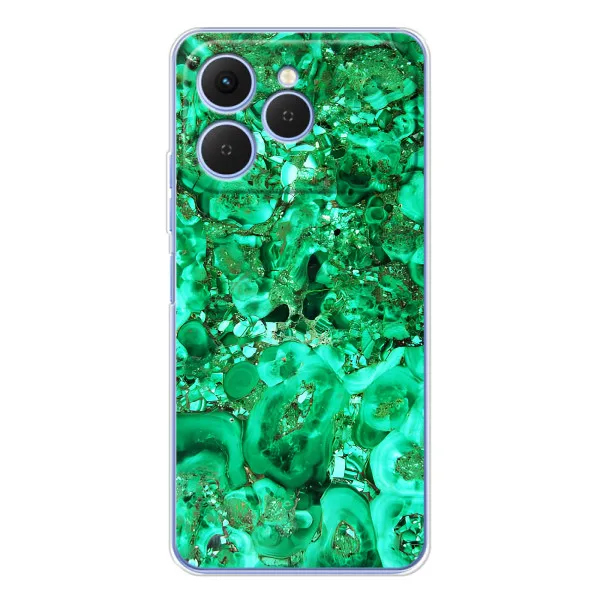 Чохол з принтом «Салатовий Мрамор» для TECNO Spark 40