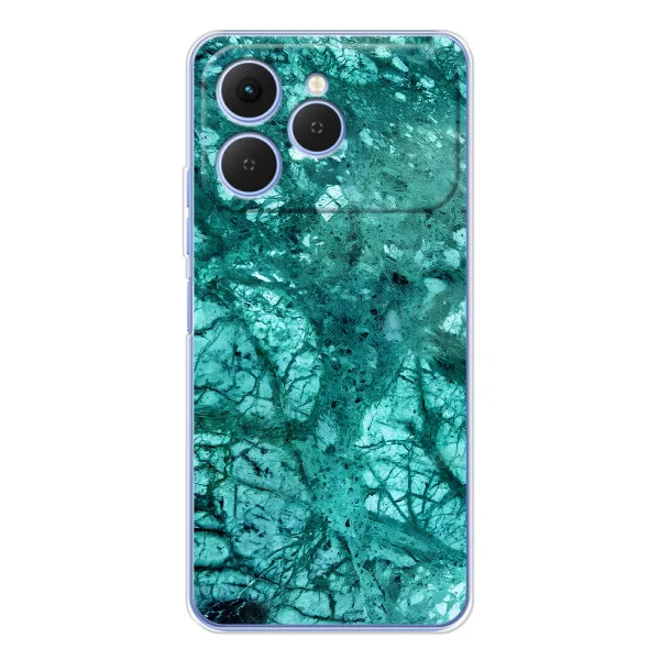 Чохол з принтом «Зелений мрамор» для TECNO Spark 40