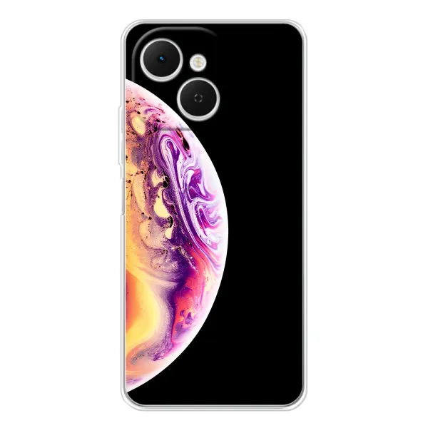 Чехол с принтом «Планета Айфон» для TECNO Spark 40C