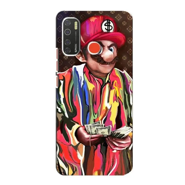Чехол с принтом «Mario LV» для TECNO Spark 5 Pro