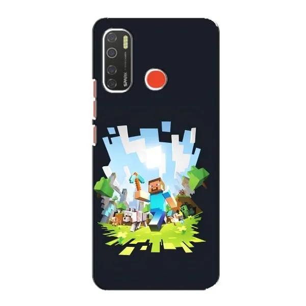 Чехол с принтом «персонажи Minecraft» для TECNO Spark 5 Pro Чехол с принтом «персонажи Minecraft» для TECNO Spark 5 Pro
