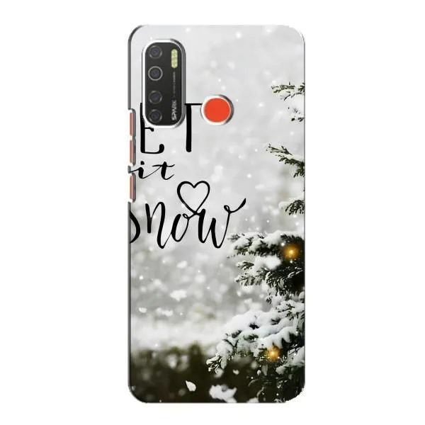 Чехол с принтом «Let it snow» для TECNO Spark 5 Pro Чехол с принтом «Let it snow» для TECNO Spark 5 Pro