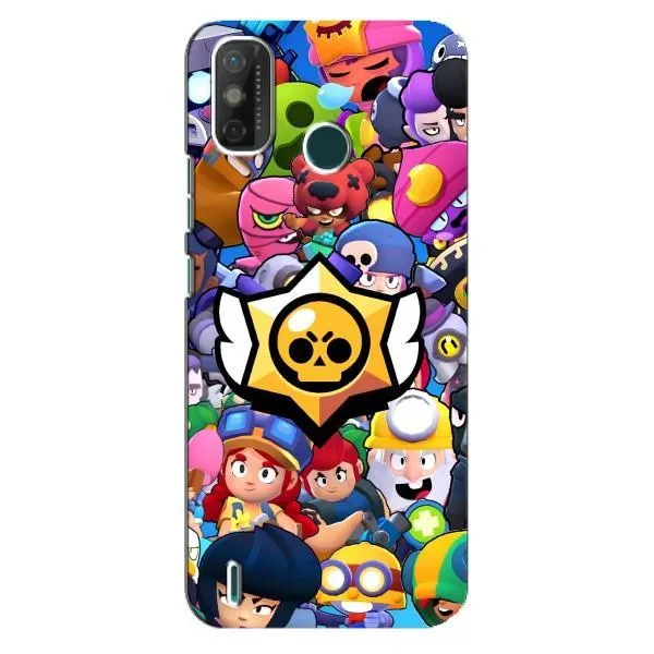 Чехол с принтом «Лого Brawl Stars» для TECNO Spark 6 GO (KE5)