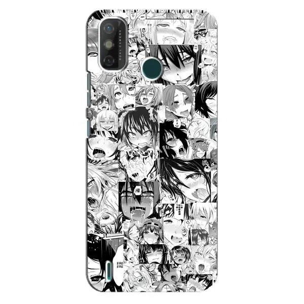 Чехол с принтом «Ahegao manga» для TECNO Spark 6 GO (KE5)