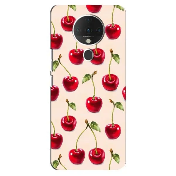 Чехол с принтом «Вишня» для TECNO Spark 6