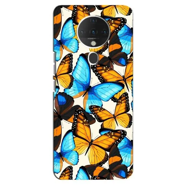 Чехол с принтом «Яркие бабочки» для TECNO Spark 6
