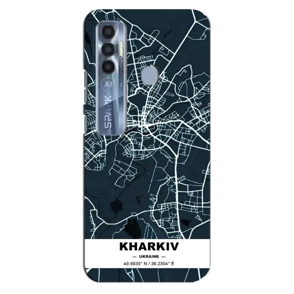 Чехол с принтом «Харьков» для TECNO Spark 7 Pro