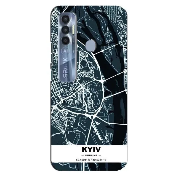 Чехол с принтом «Киев» для TECNO Spark 7 Pro