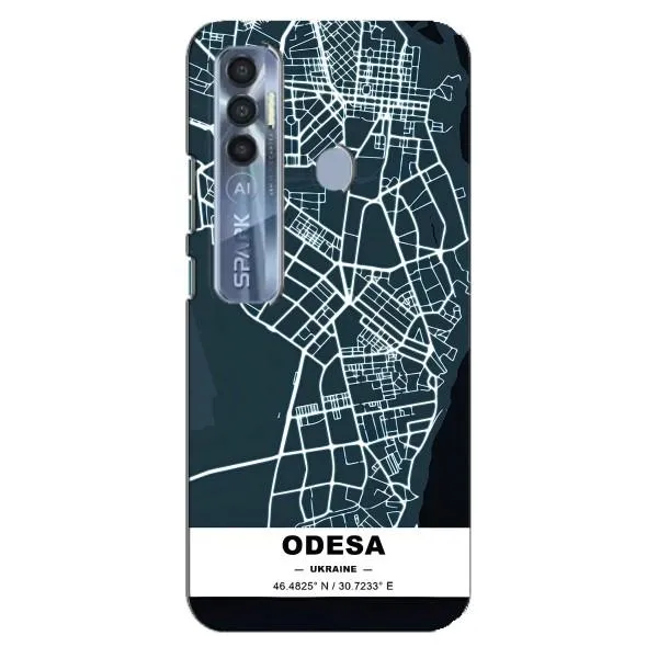 Чехол с принтом «Одесса» для TECNO Spark 7 Pro
