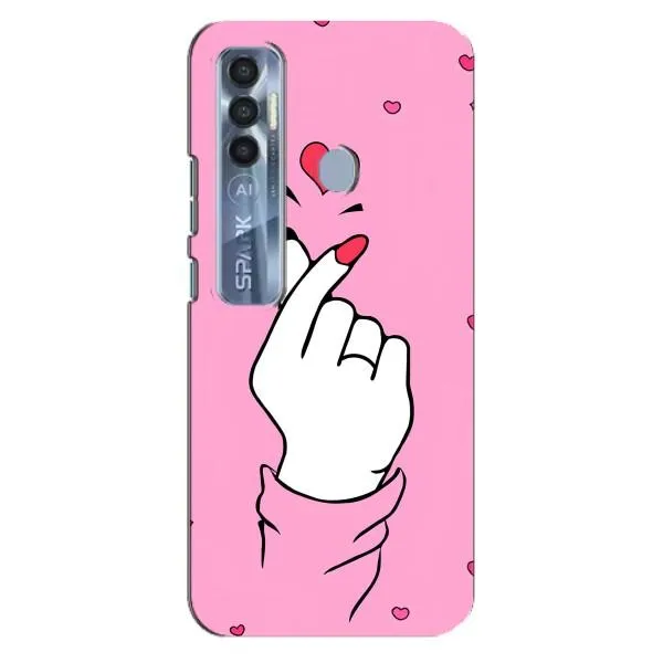 Чохол з принтом «Знак Love» для TECNO Spark 7 Pro