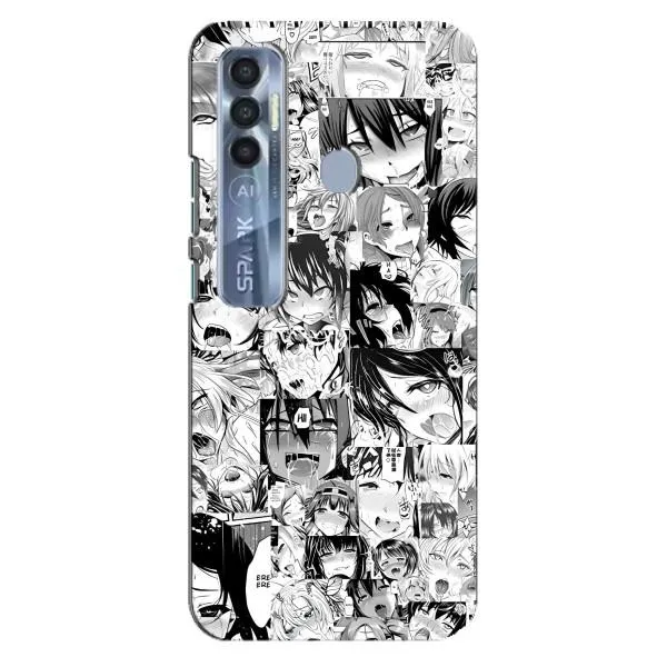Чехол с принтом «Ahegao manga» для TECNO Spark 7 Pro