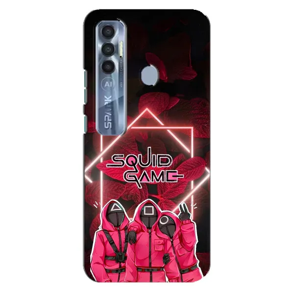 Чехол с принтом «Охранники Игра кальмара» для TECNO Spark 7 Pro Чехол с принтом «Охранники Игра кальмара» для TECNO Spark 7 Pro