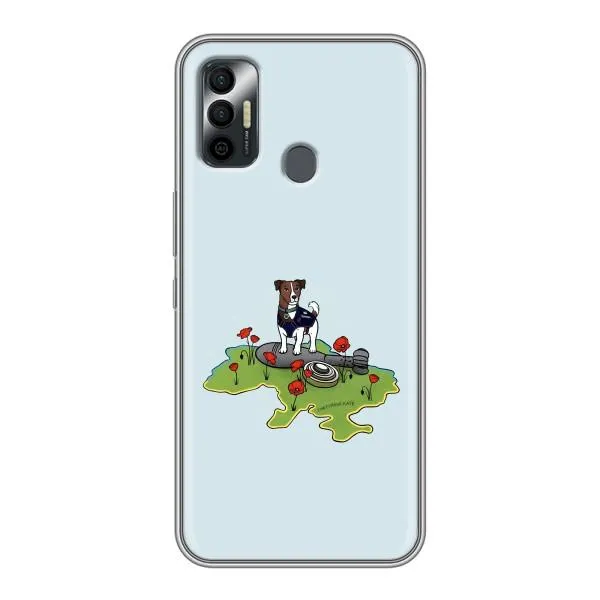 Чехол с принтом «Сапер Пес» для TECNO Spark 7P