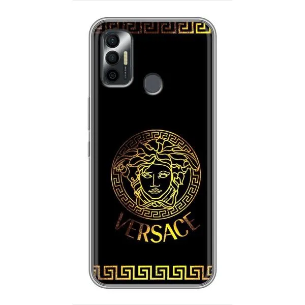 Чехол с принтом «Logo Versace» для TECNO Spark 7P Чехол с принтом «Logo Versace» для TECNO Spark 7P