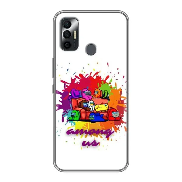 Чохол з принтом «Яскравий АмонгАс» для TECNO Spark 7P