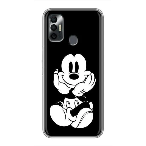 Чехол с принтом «Микки на черном» для TECNO Spark 7P