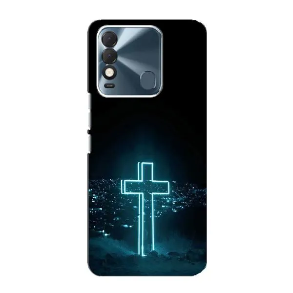 Чехол с принтом «Крест и город» для TECNO Spark 8 Чехол с принтом «Крест и город» для TECNO Spark 8