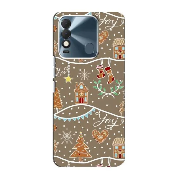 Чехол с принтом «Новогодние пряники» для TECNO Spark 8 Чехол с принтом «Новогодние пряники» для TECNO Spark 8