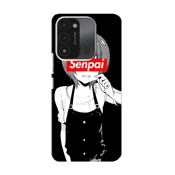 Чехол с принтом «Senpai» для TECNO Spark 8C Чехол с принтом «Senpai» для TECNO Spark 8C