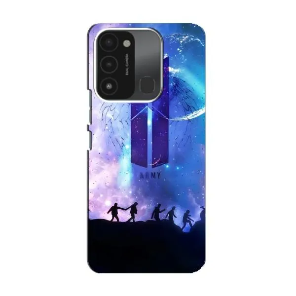 Чехол с принтом «Army BTS» для TECNO Spark 8C Чехол с принтом «Army BTS» для TECNO Spark 8C