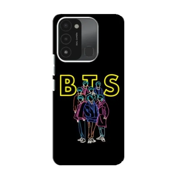 Чехол с принтом «BTS стайл» для TECNO Spark 8C Чехол с принтом «BTS стайл» для TECNO Spark 8C