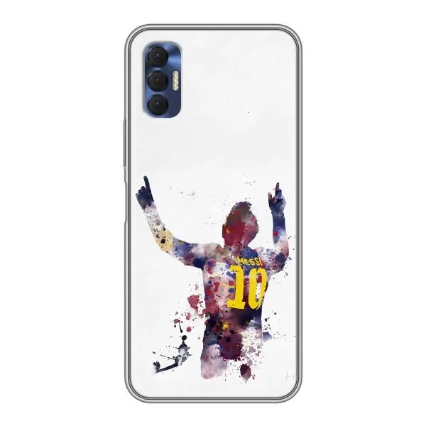 Чехол с принтом «Messi Barca» для TECNO Spark 8P