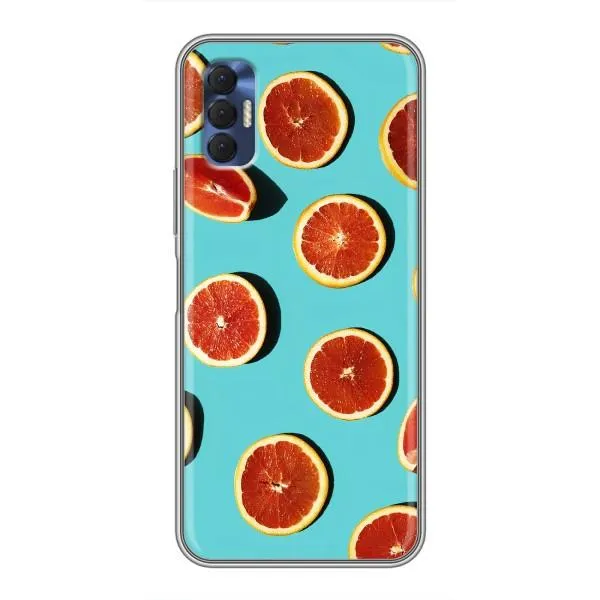 Чехол с принтом «Грейпфрут» для TECNO Spark 8P