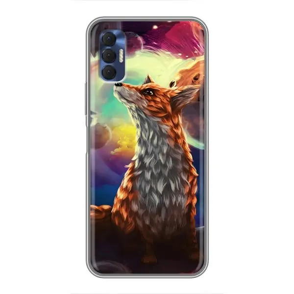 Чехол с принтом «Лисица в космосе» для TECNO Spark 8P Чехол с принтом «Лисица в космосе» для TECNO Spark 8P