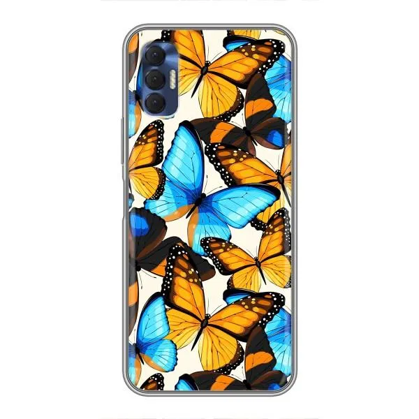 Чехол с принтом «Яркие бабочки» для TECNO Spark 8P