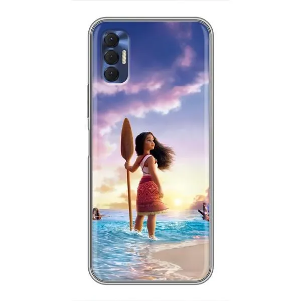Чехол с принтом «Моана с веслом» для TECNO Spark 8P