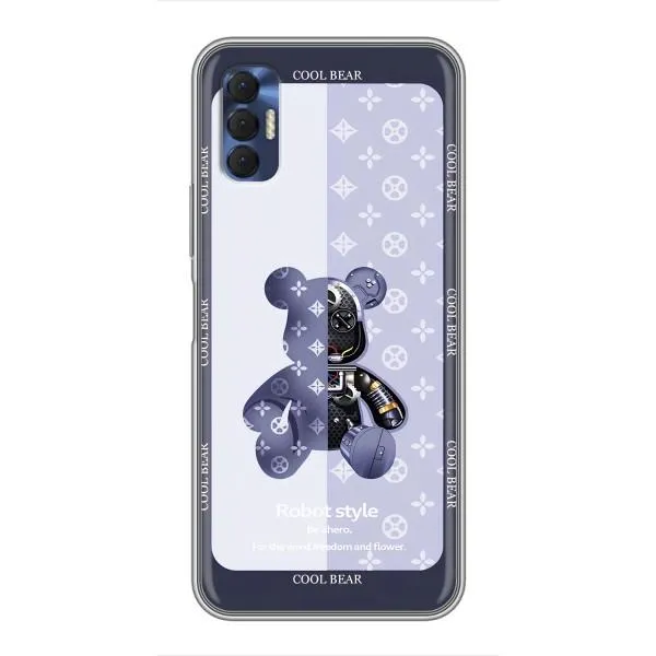 Чехол с принтом «Медвежонок LV» для TECNO Spark 8P